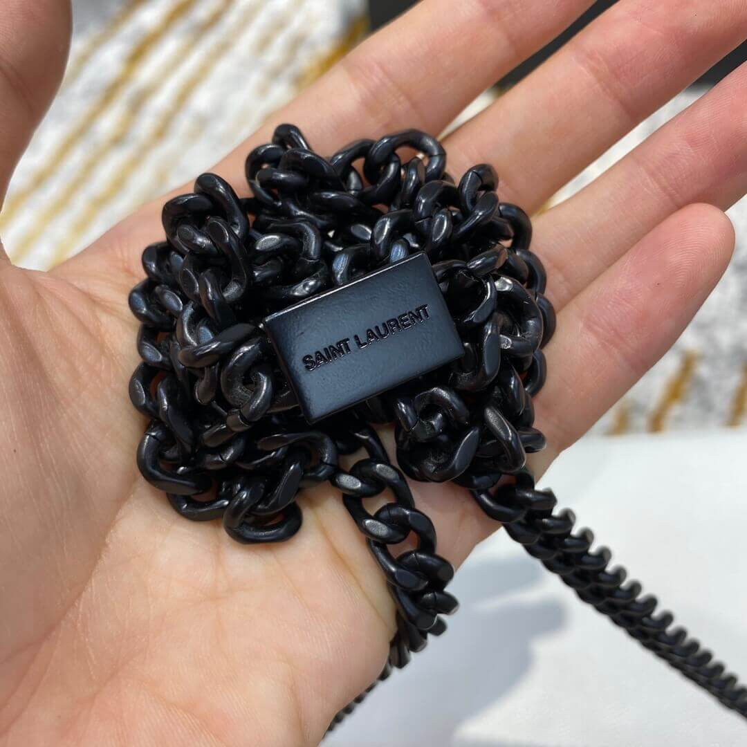 YSL Saint Laurent Classic Small Kate Chain Bag 20cm In Grain Leather 469390