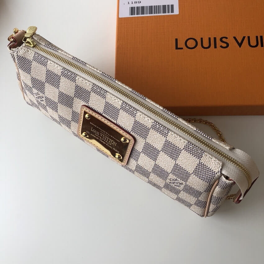 Louis Vuitton Damier Azur Canvas Eva Clutch N55214