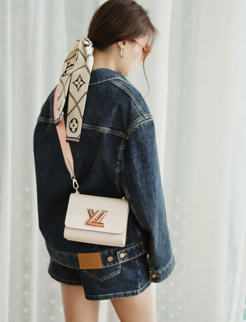 Louis Vuitton Epi Leather Twist PM M59687 White