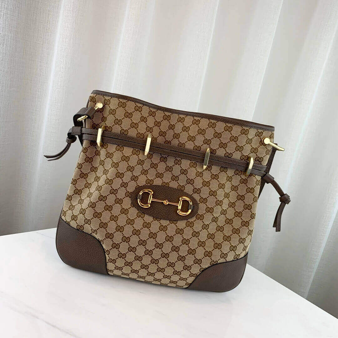 Gucci 1955 Horsebit GG Canvas Messenger Bag 602089