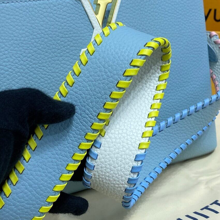 Louis Vuitton Capucines MM Bag M57672 Olympus Blue