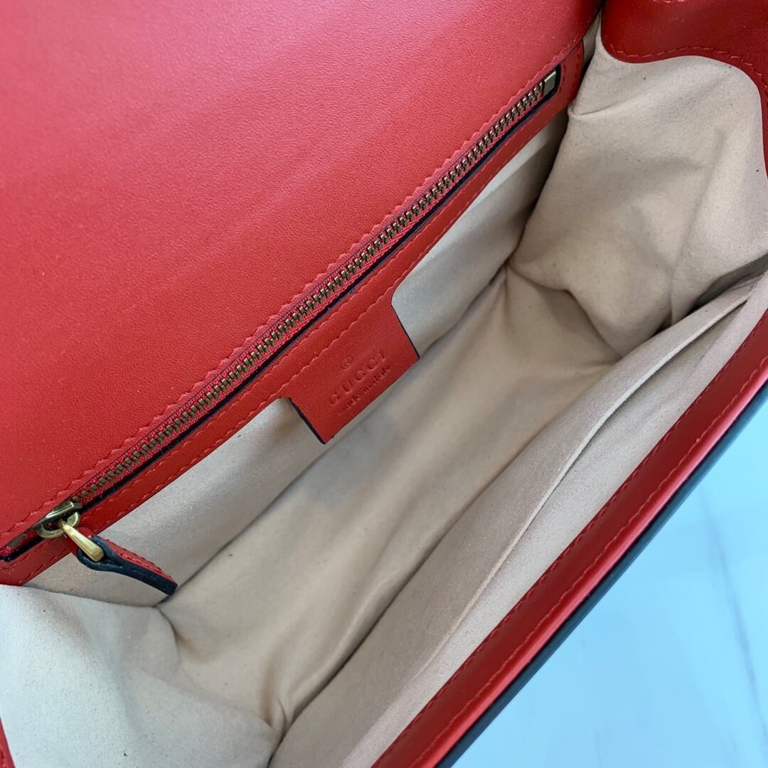 Gucci Queen Margaret Shoulder Bag 476542 Blue/Red/White