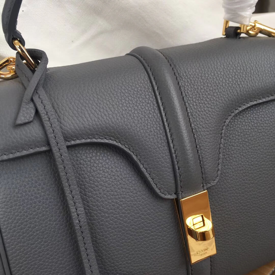 Celine Small 16 Bag In Grained Calfskin 188003