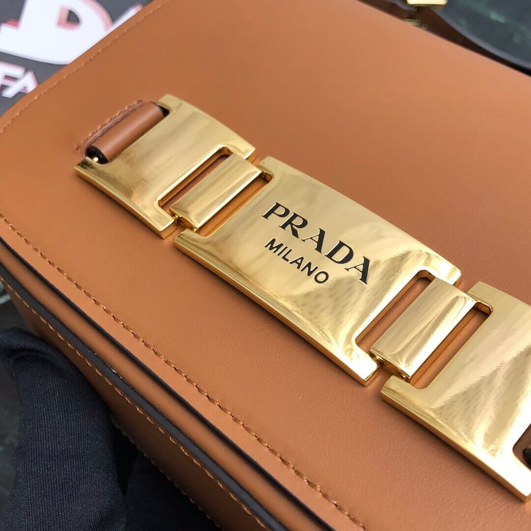 Prada Calf Leather Shoulder Bag 1BD244