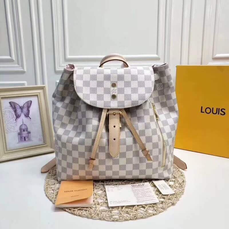 Louis Vuitton Damier Azur Canvas Sperone Backpack N41578