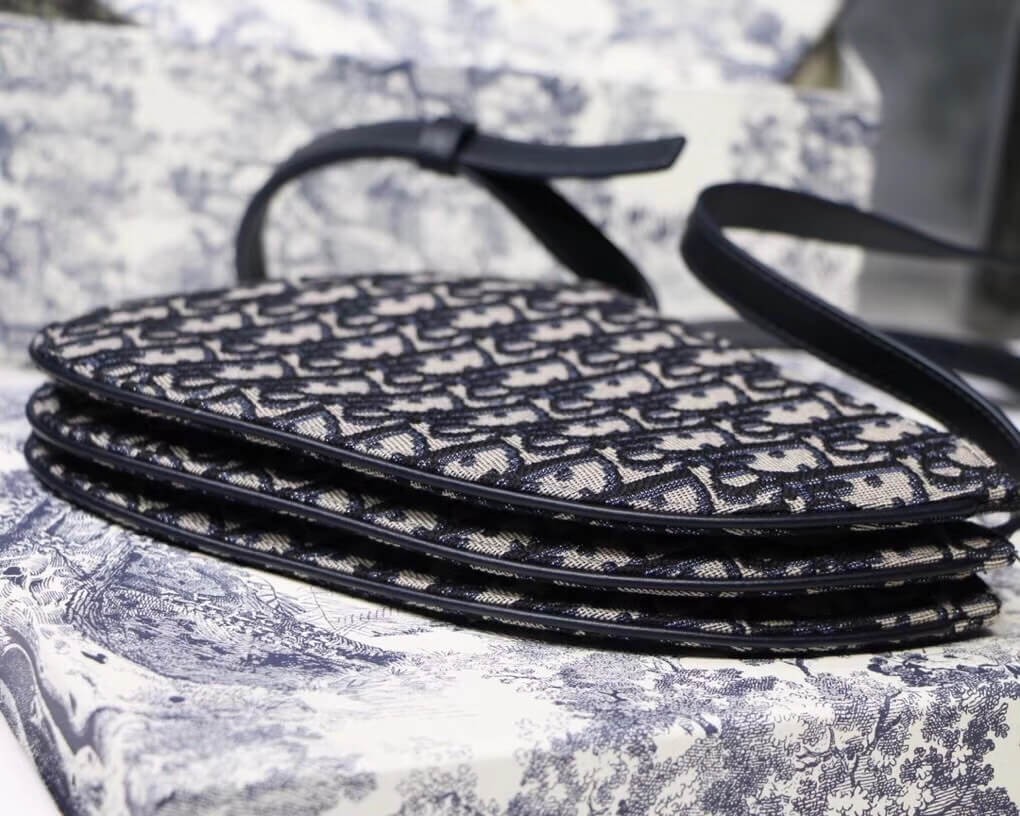 Christian Dior Saddle Oblique Clutch S5642