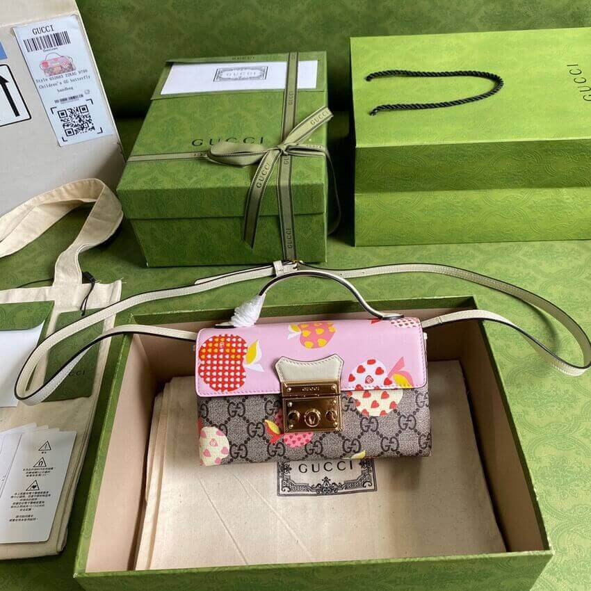 Gucci Les Pommes Padlock Mini Bag 652683