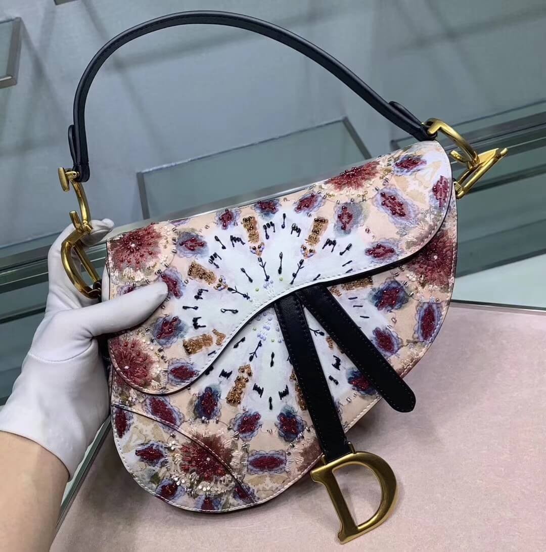 Christian Dior KaleiDiorscopic Saddle Bag M0446