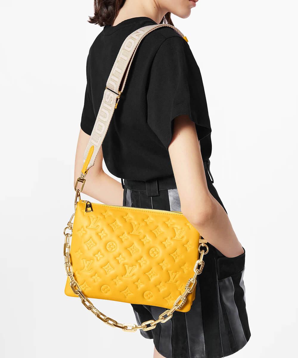 Louis Vuitton Coussin PM Bag M20378 Yellow