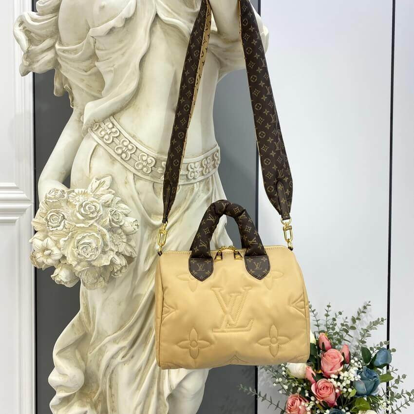 Louis Vuitton Econyl Speedy Bandouliere 25 M59008 Beige