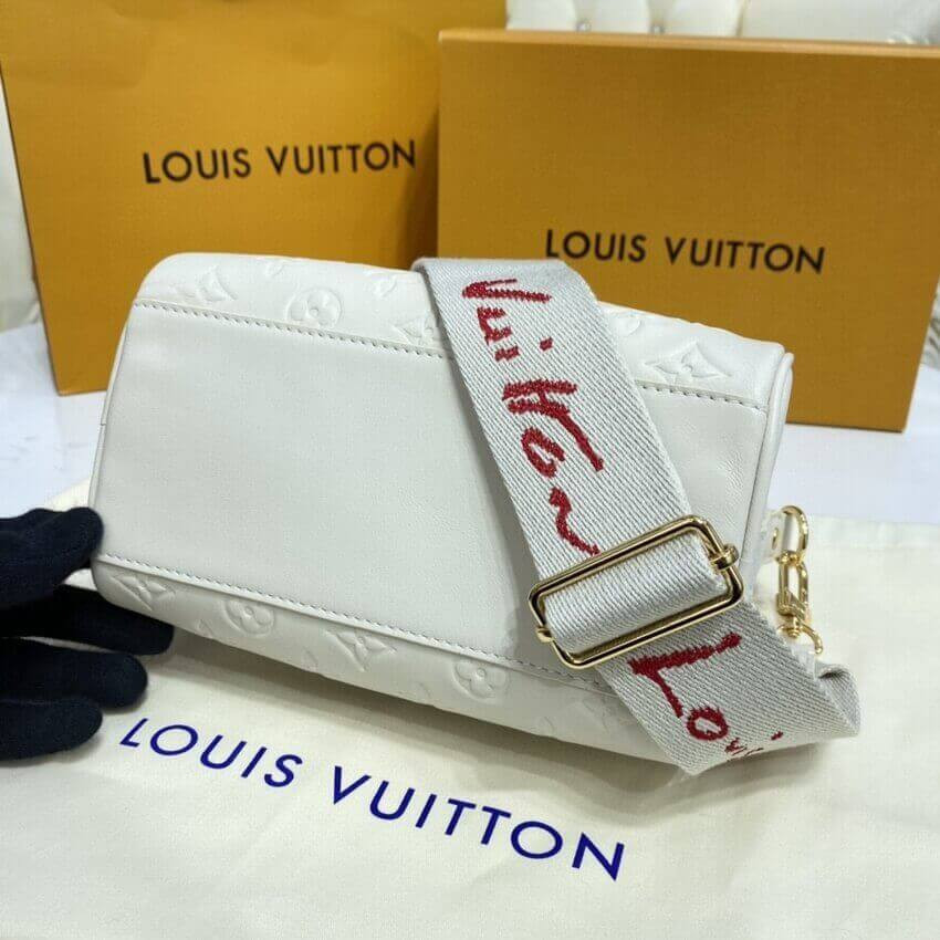 Louis Vuitton Speedy Bandoulière 22 M58631 in Ivory