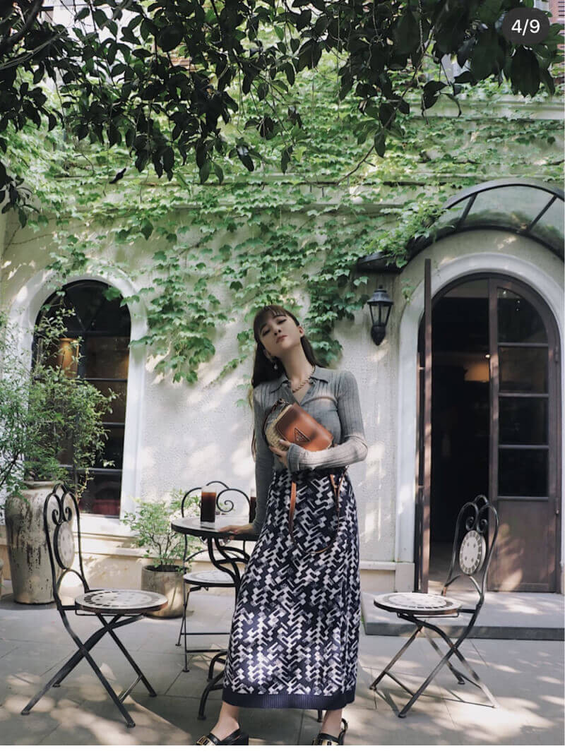 Prada Raffia and Leather Shoulder Bag 1BD243