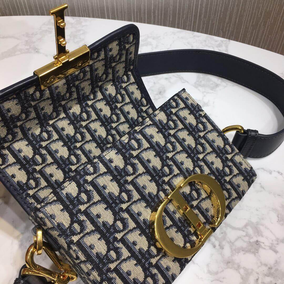 Christian Dior Oblique 30 Montaigne Box Bag M9204