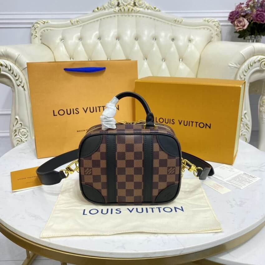 Louis Vuitton Damier Azur Valisette Souple BB N50063