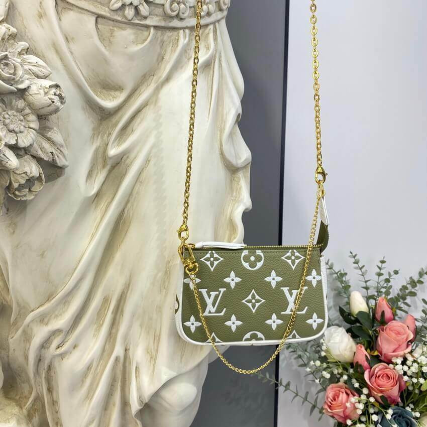 Louis Vuitton Monogram Empreinte Leather Mini Pochette Accessoires M81284