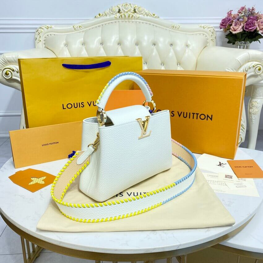 Louis Vuitton Capucines BB Bag M57941 White