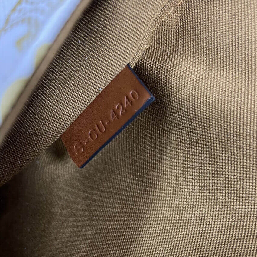 Celine Triangle Bag In Triomphe Canvas With Celine Print 195902