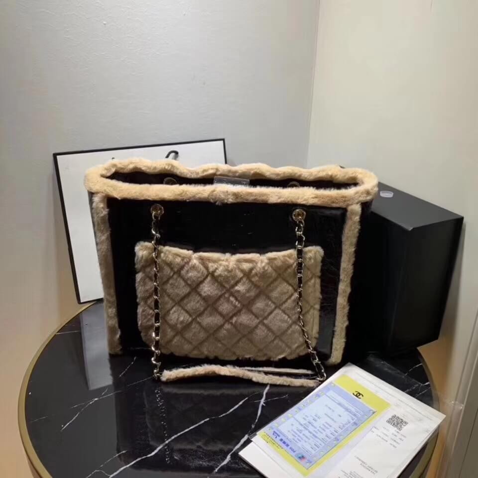 Chanel Sheepskin Shopping Bag AS1167