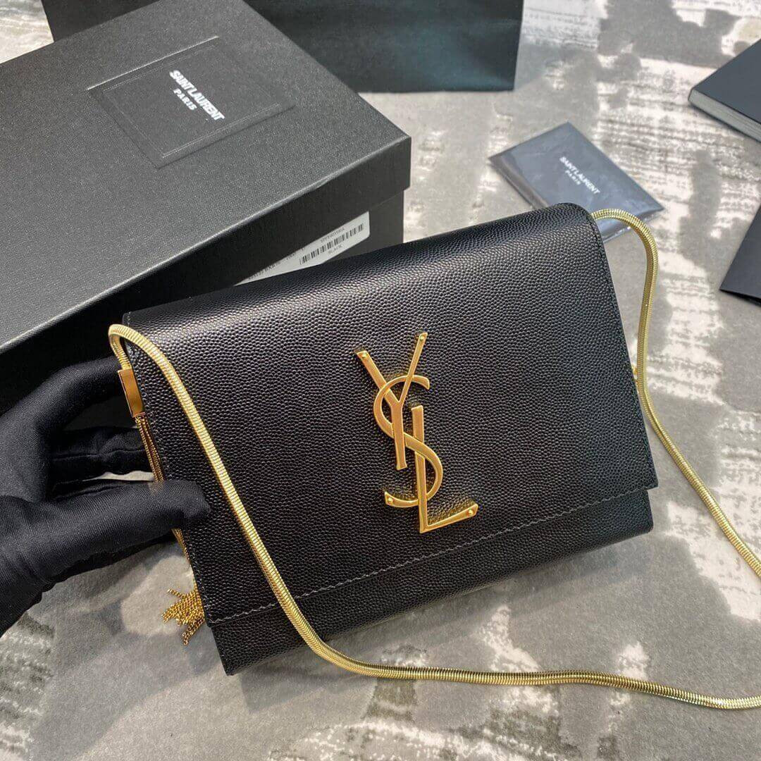 YSL Saint Laurent Kate Box Bag In Grain Leather 593122