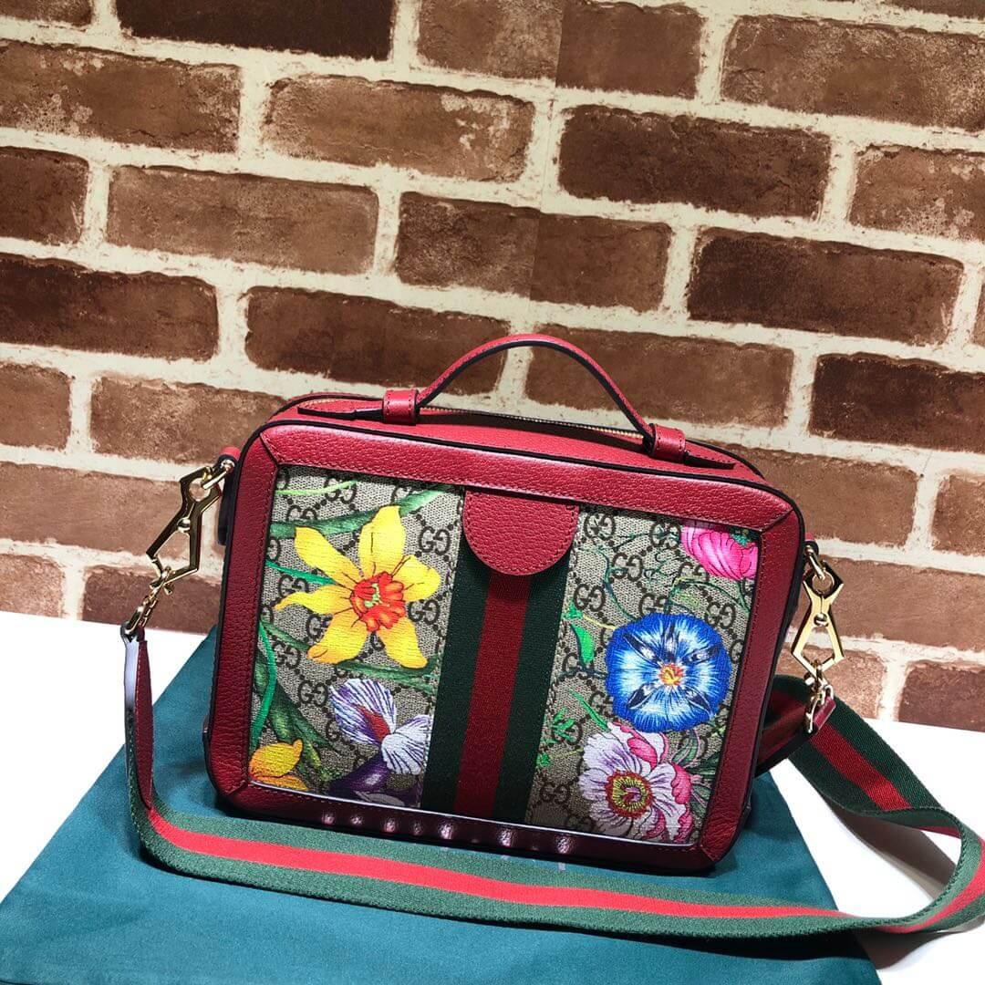 Gucci Ophidia GG Flora Small Shoulder Bag 550622