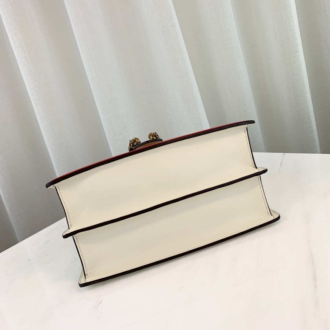 Gucci Dionysus Medium Top Handle Bag 448075 White/Blue/Red