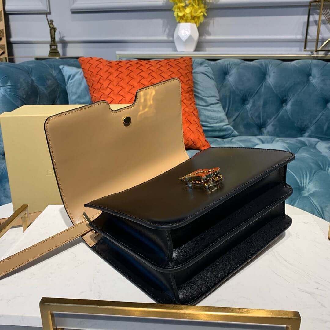 Burberry Medium Two-tone Leather TB Bag 80115771