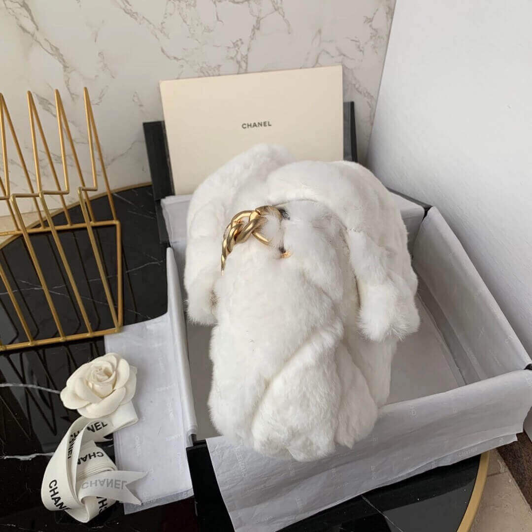 Chanel Shearling Lambskin Flap Bag AS2240