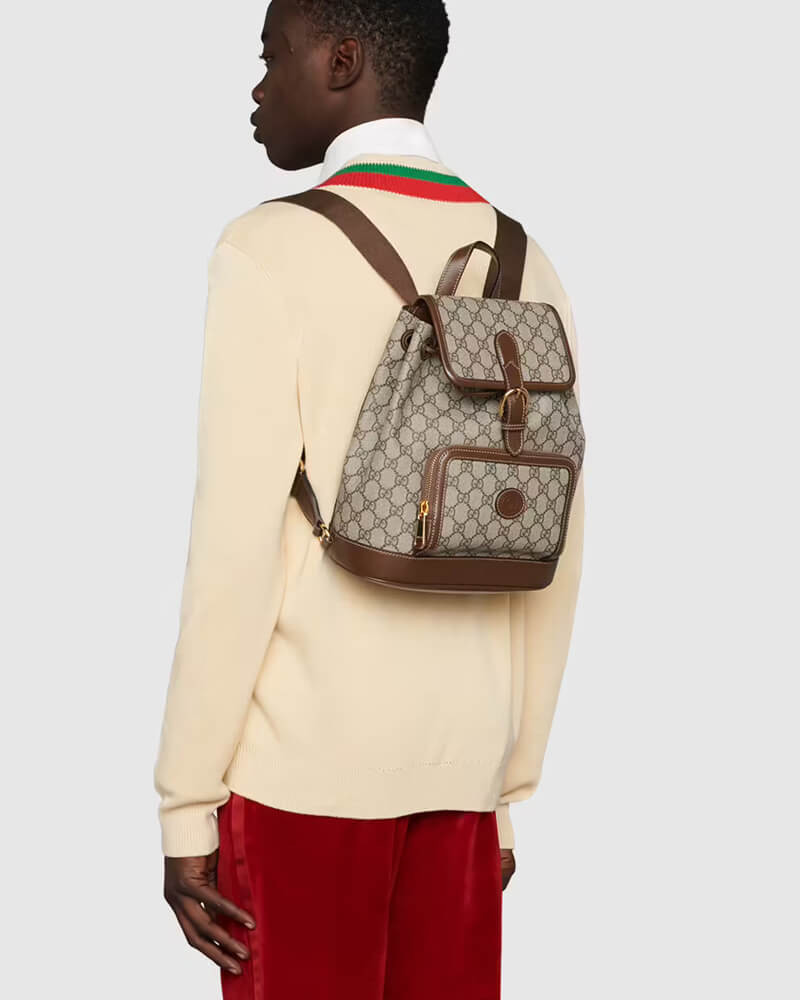 Gucci Backpack with Interlocking G in GG Supreme 674147