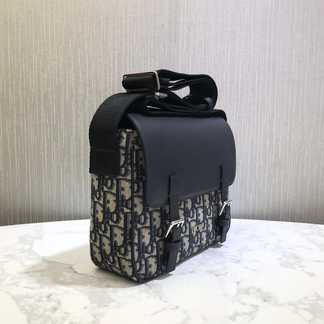 Christian Dior Oblique Canvas and Calfskin M9994