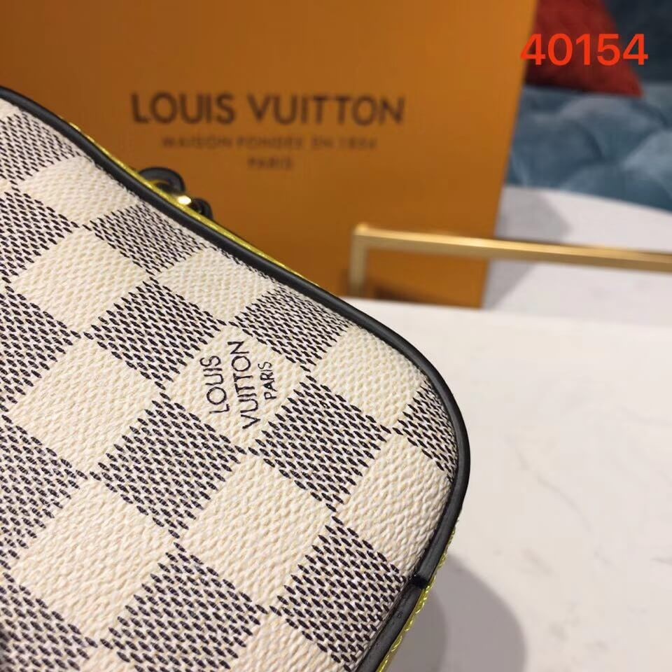 Louis Vuitton Damier Azur Canvas Saintonge N40154
