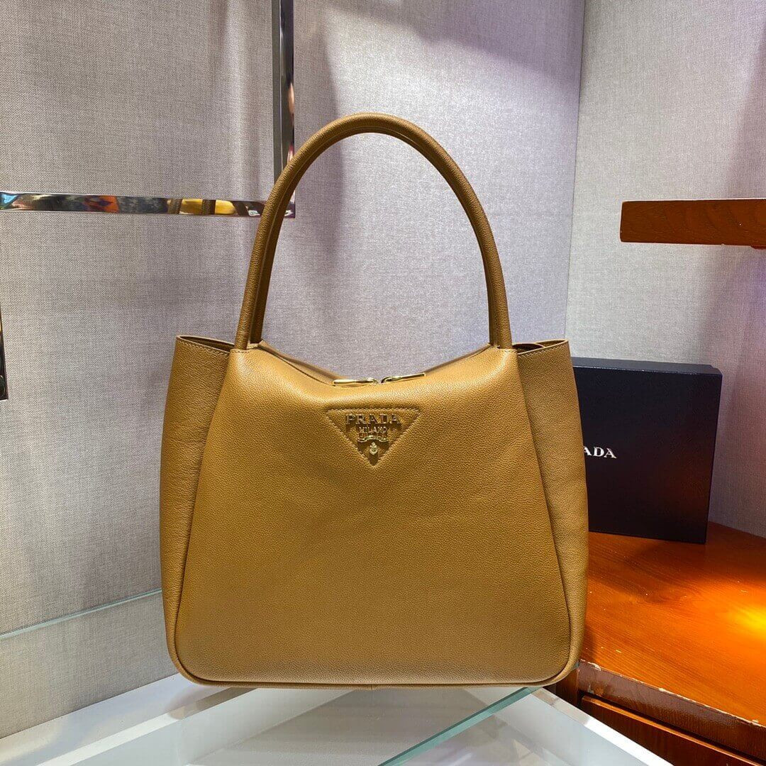 Prada Deerskin Leather Tote Bag 1BC142