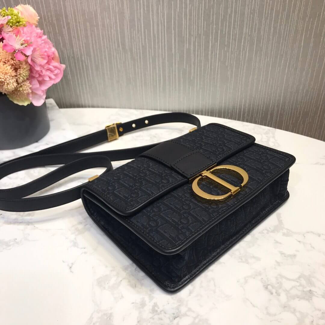 Christian Dior 30 Montaigne Bag Oblique Jacquard M9203