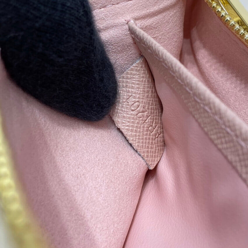 Louis Vuitton Damier Azur Double Zip Pochette N60460