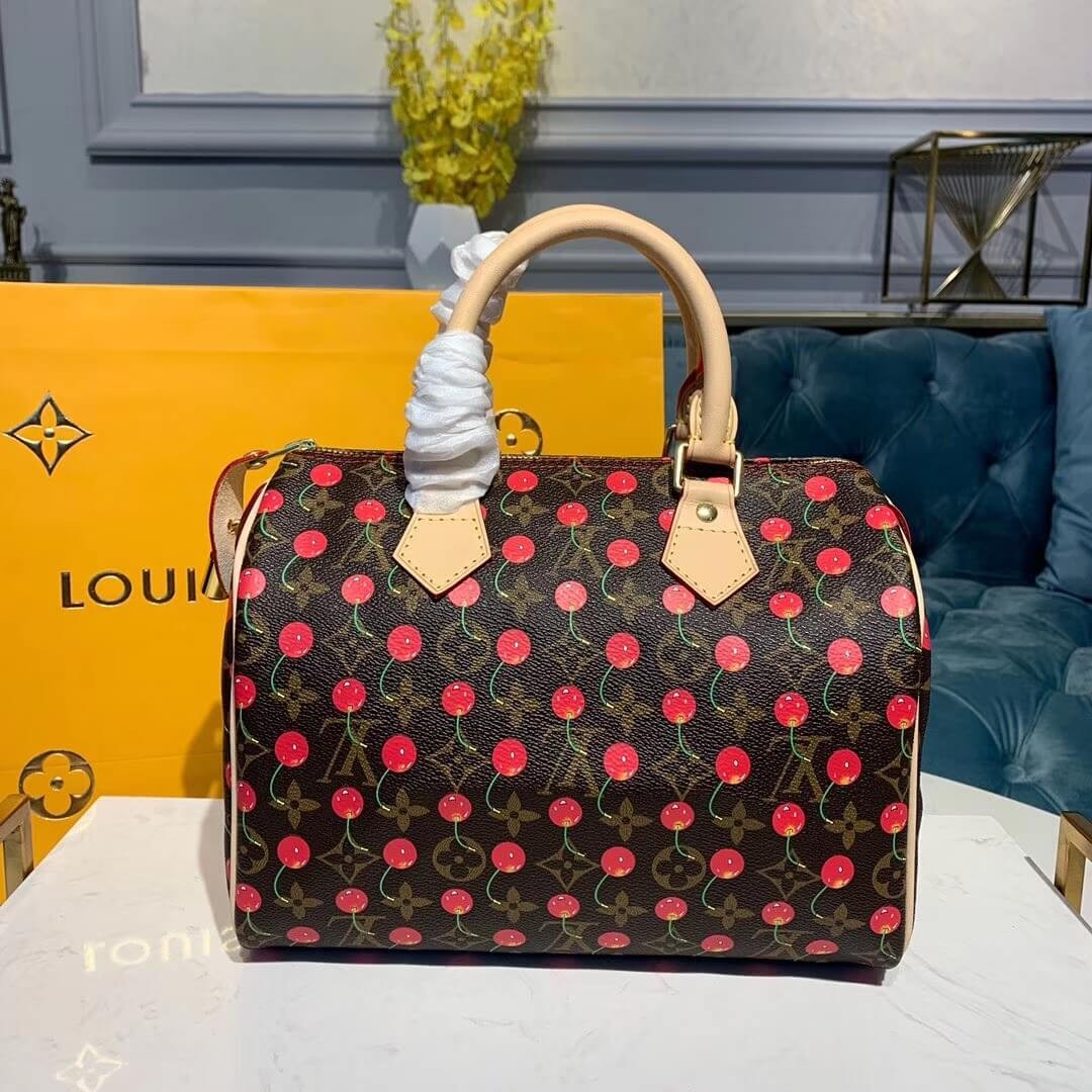 Louis Vuitton Monogram Cerises Speedy 25 M41108