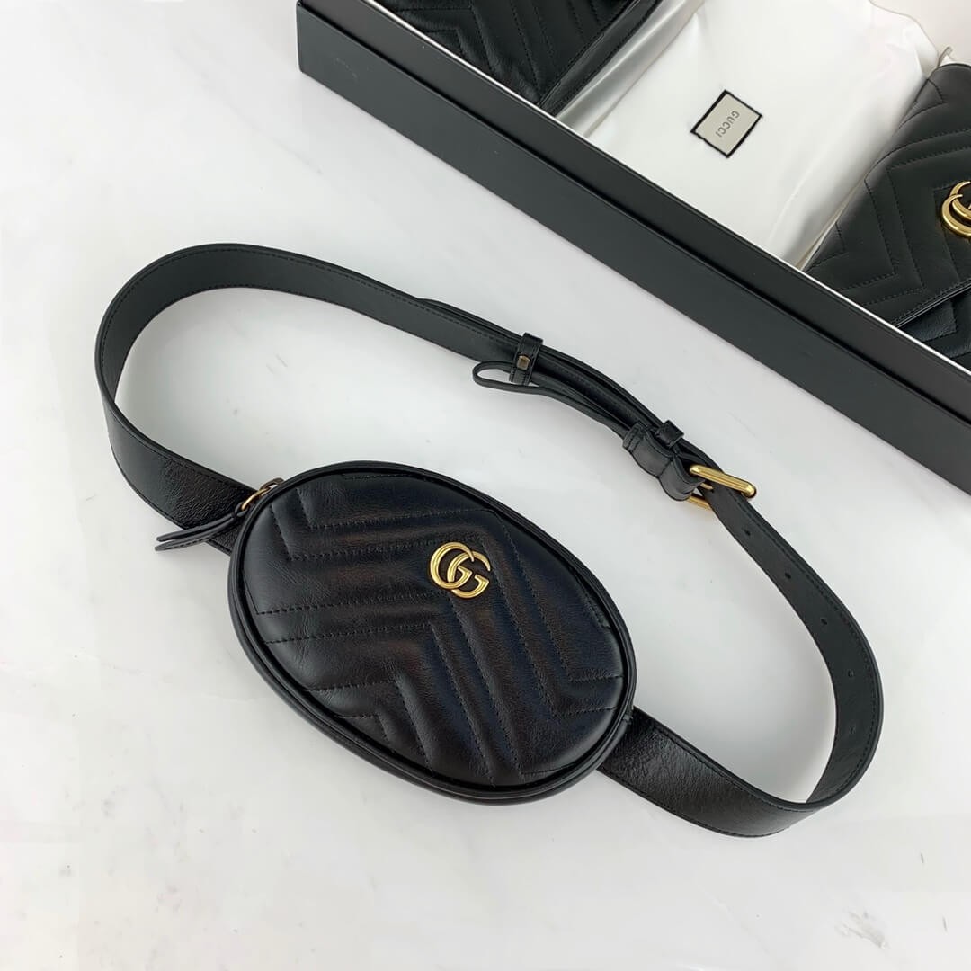 Gucci GG Marmont Matelasse Belt Bag 524597