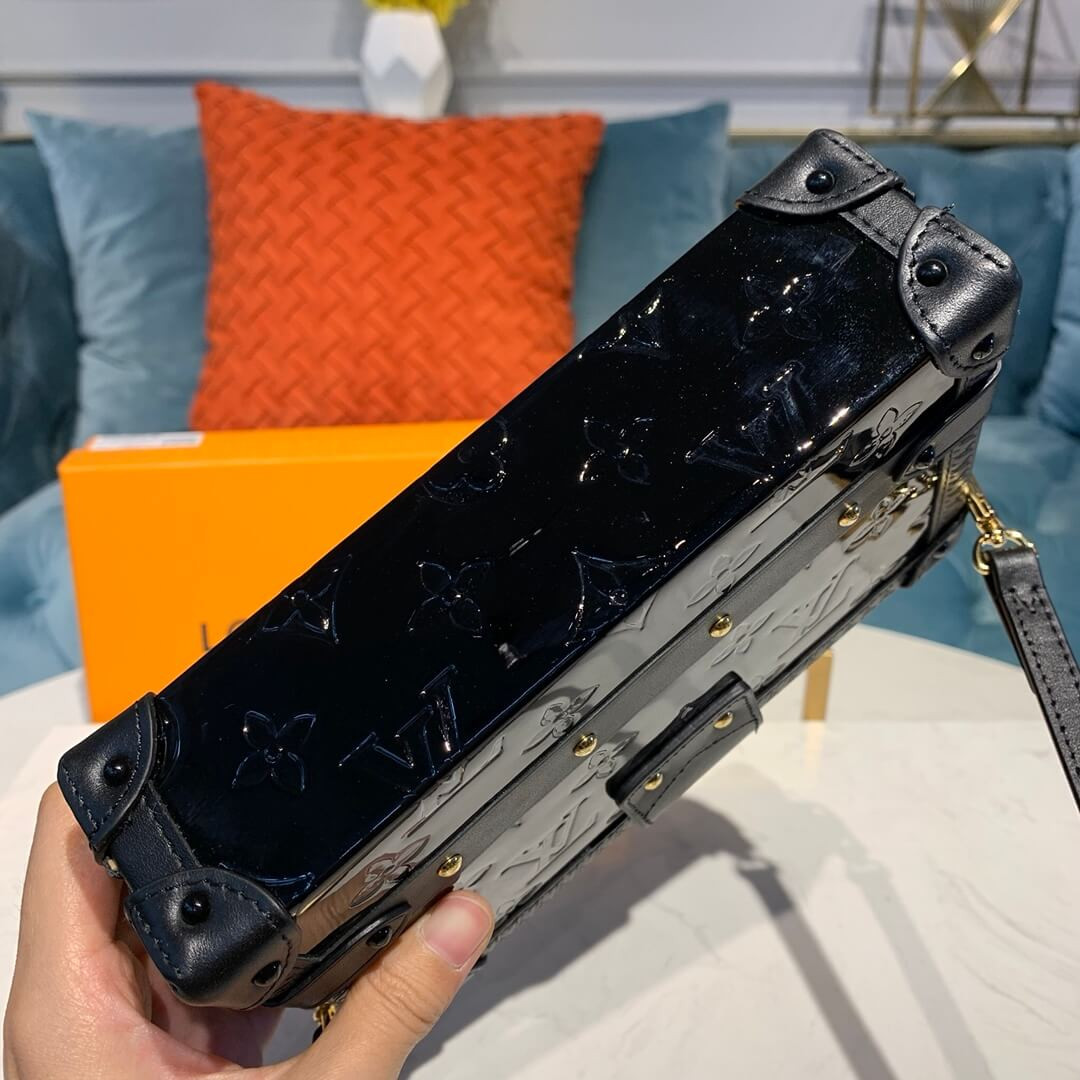 Louis Vuitton Monogram Vernis Petite Malle M54180 M54181