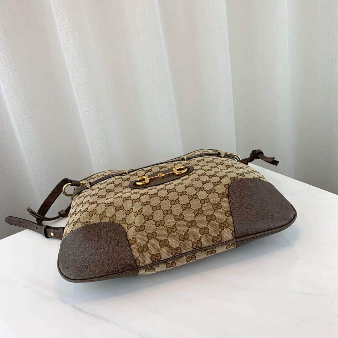Gucci 1955 Horsebit GG Canvas Messenger Bag 602089