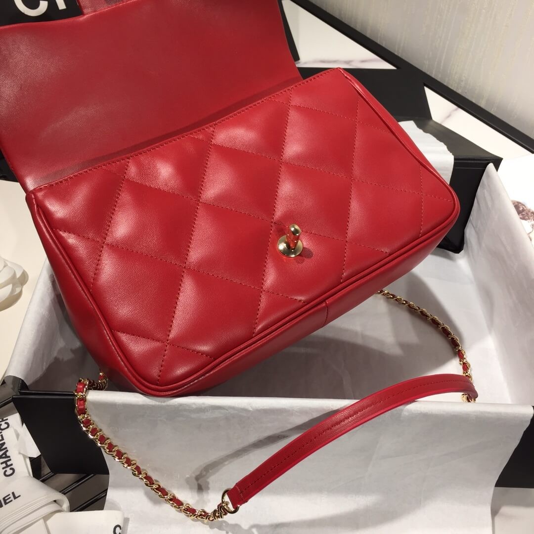 Chanel Large Flap Bag With Handle AS1115