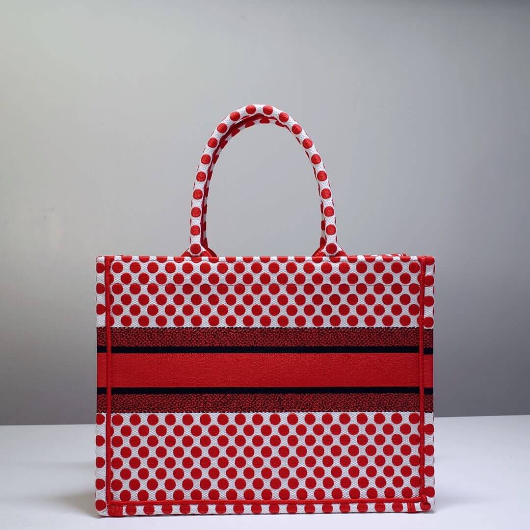 Dior Polkadot Dioramour Small Book Tote Bag M1296