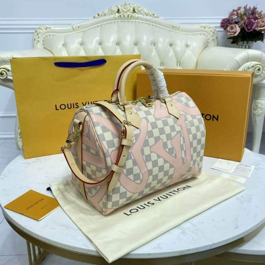 Louis Vuitton Damier Azur Speedy Bandouliere 30 N41052