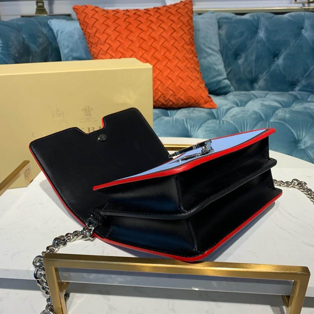 Burberry Small Painted Edge Leather TB Bag 80124711