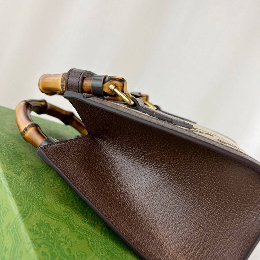 Gucci Diana Jumbo GG Mini Tote Bag 655661 Brown