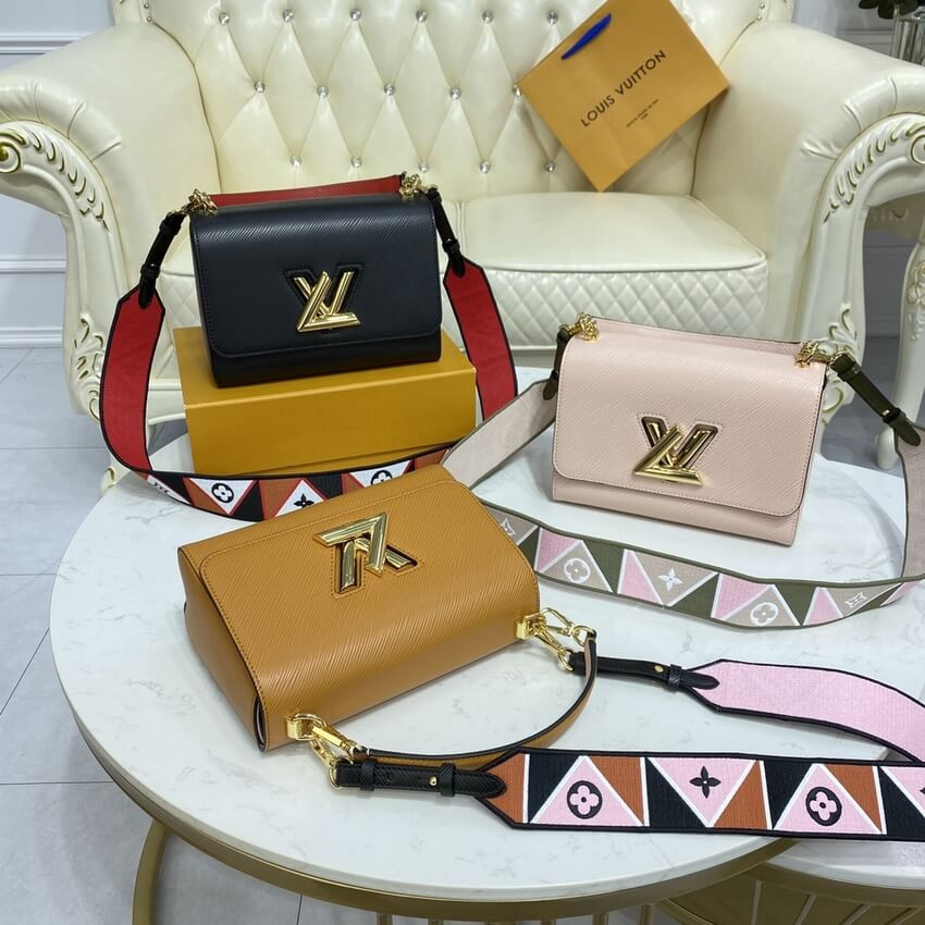 Louis Vuitton Epi Leather Twist MM M59028 Pink