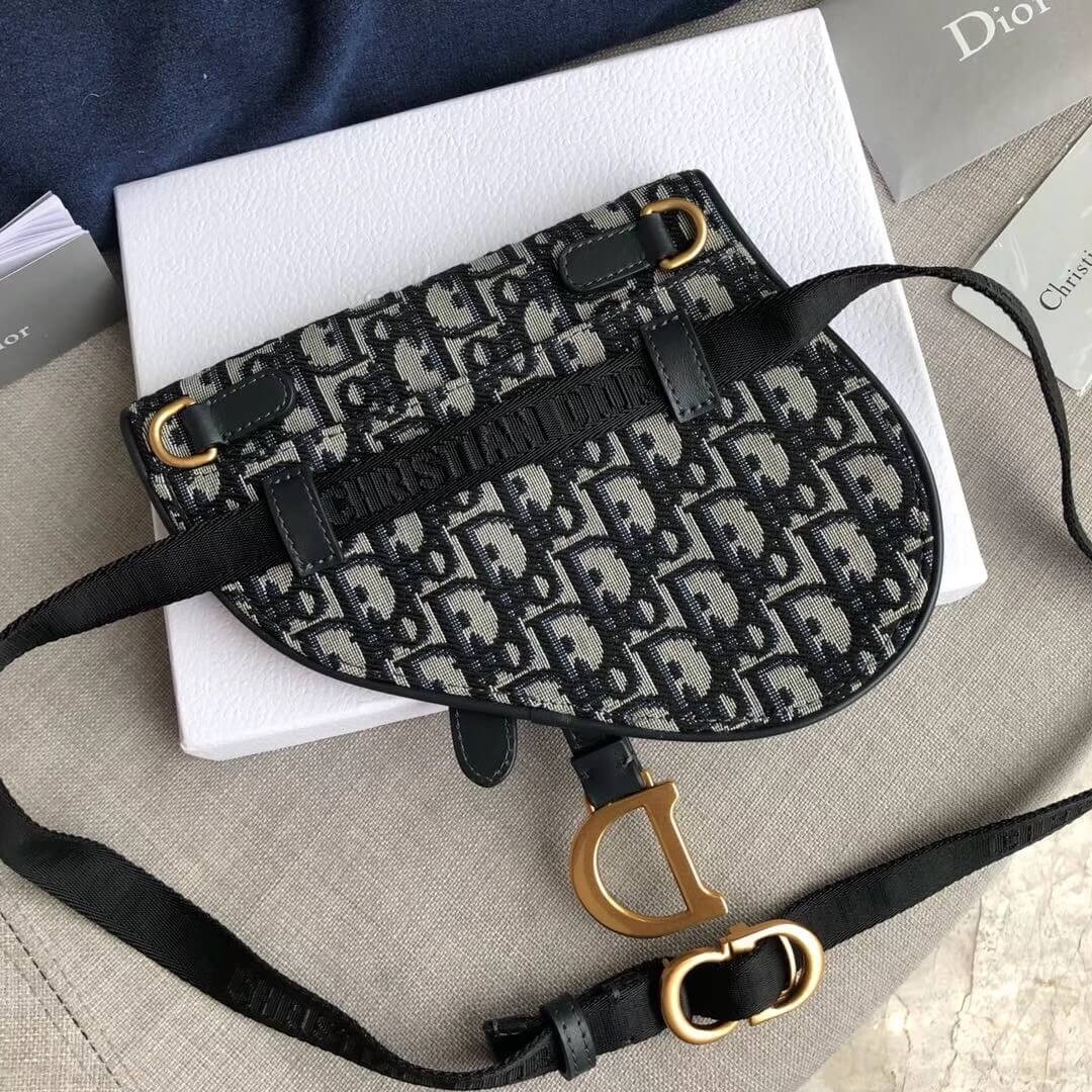 Christian Dior Oblique Saddle Belt Bag S5632