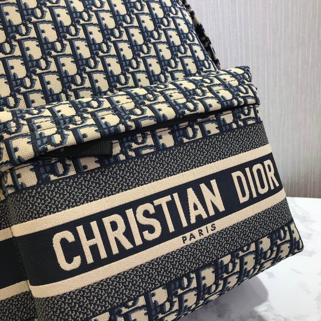 Christian Dior Oblique Jacquard Diortravel Backpack M6104