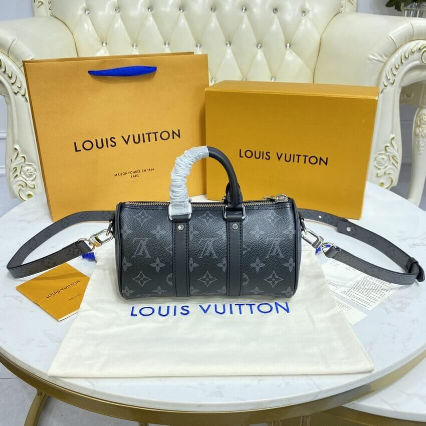 Louis Vuitton Monogram Eclipse Keepall XS M45947