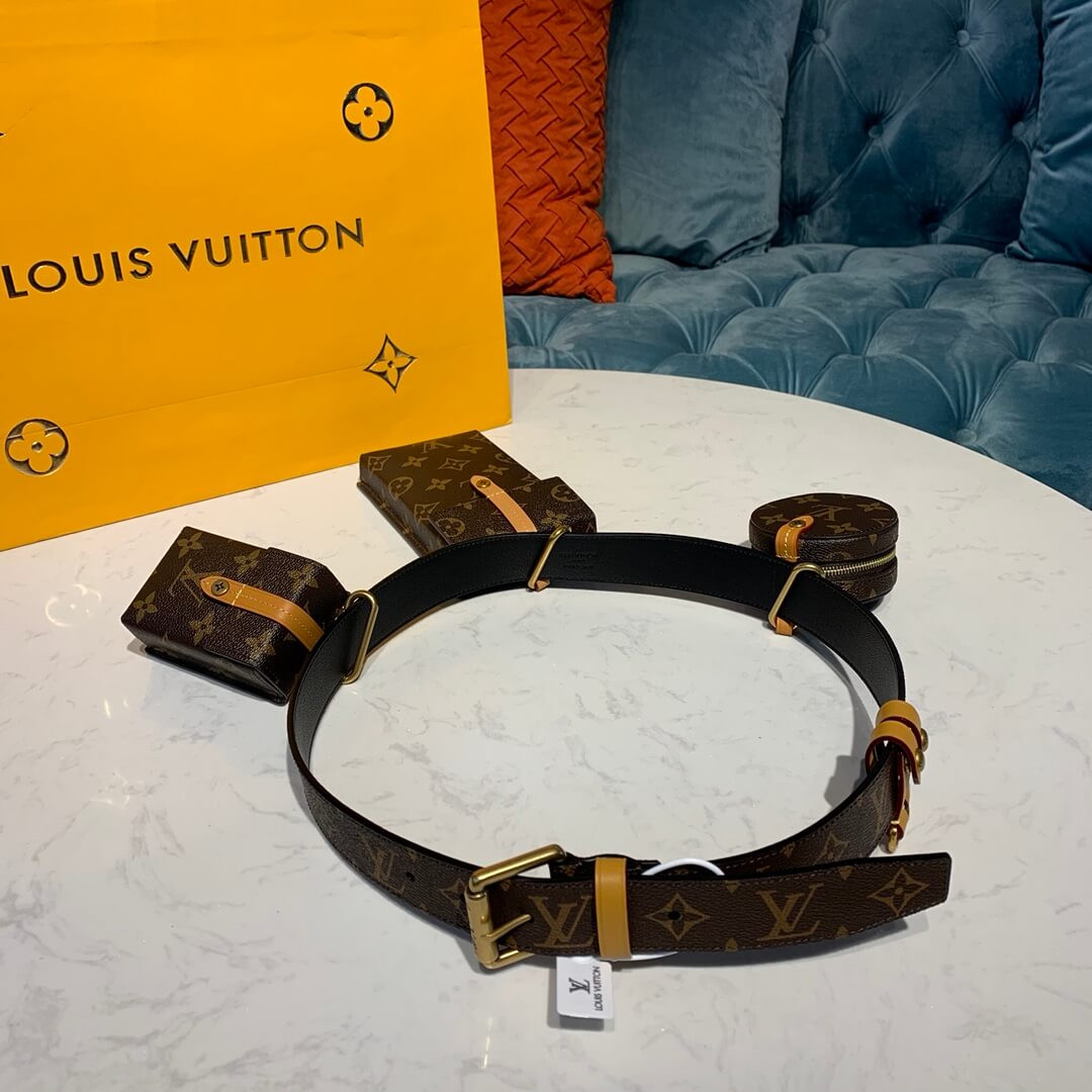 Louis Vuitton Monogram Daily Multi Pocket 30mm Belt M0236U