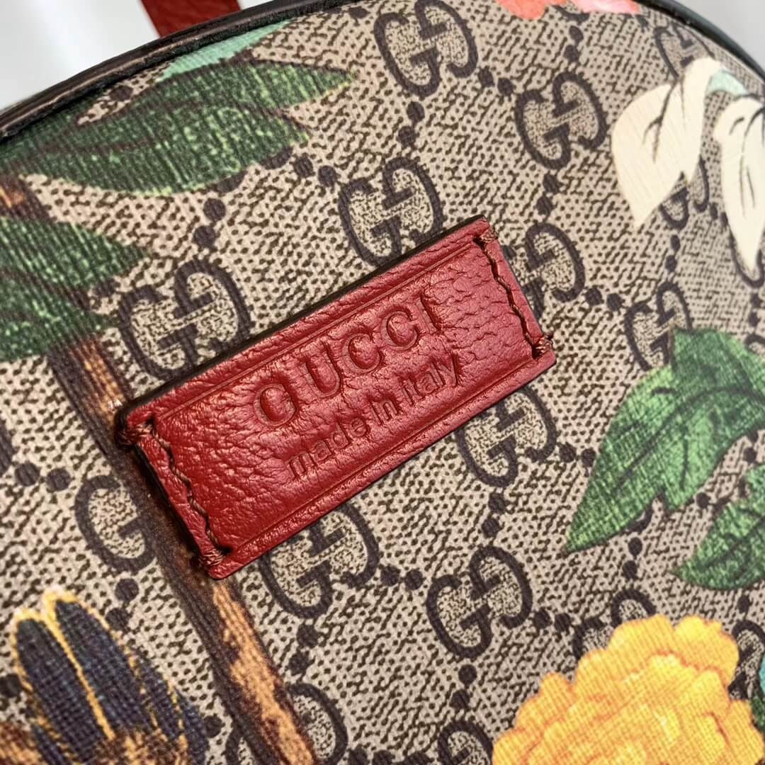 Gucci GG Supreme Monogram Tian Animal Print Backpack 427042