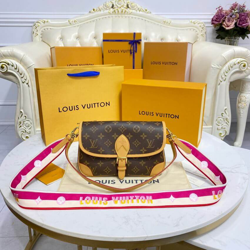 Louis Vuitton Monogram Canvas Diane Bag M46049 Fuchsia