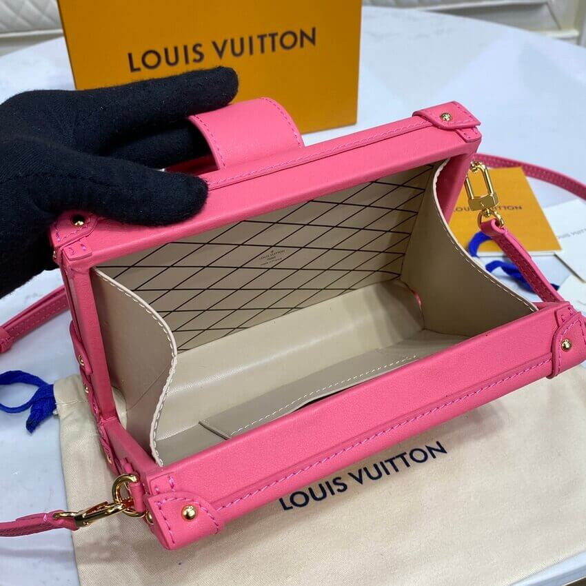 Louis Vuitton Petite Malle Bag M20745 Fluo Pink